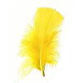 Dyed Turkey Plumage - YELLOW